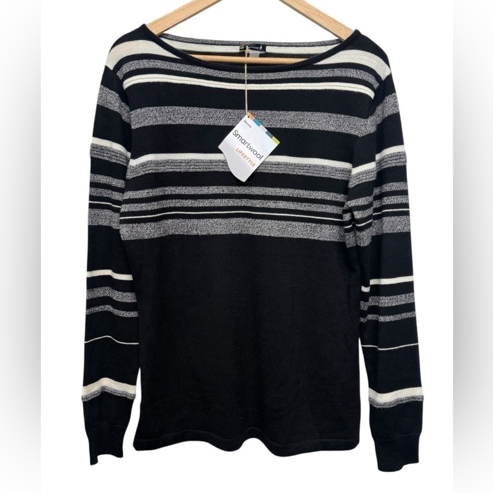 NWT Smartwool Cascade Valley
Stripe Sweater
Size XL